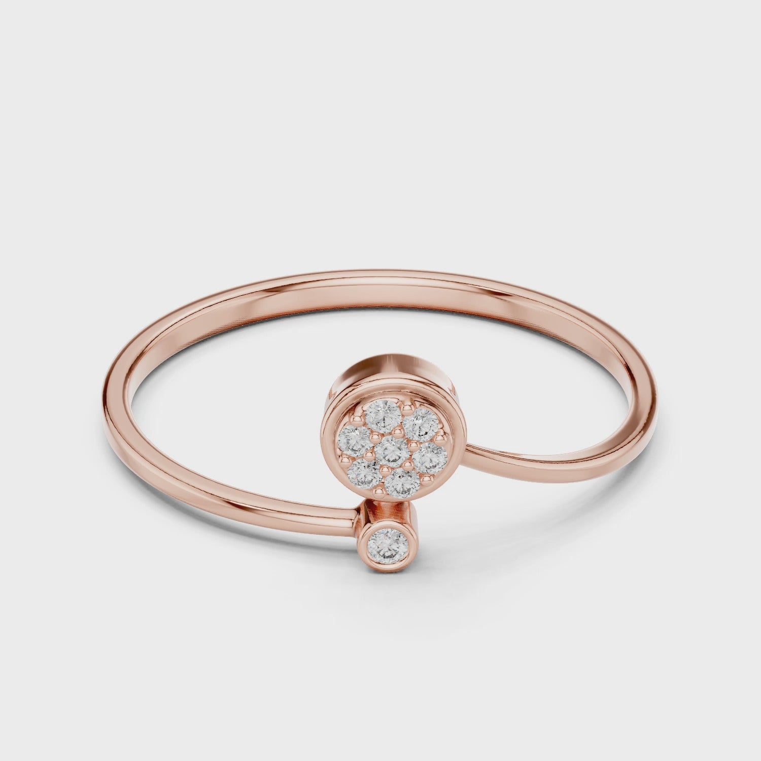 Daisy Cluster Diamond Ring